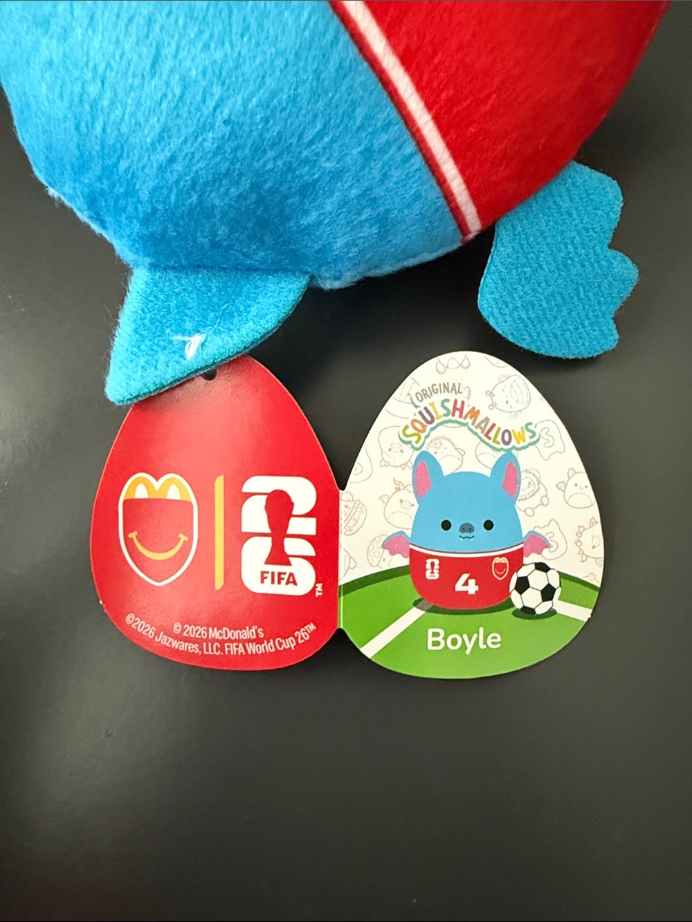 Squishmallows FIFA Boyle McDonalds HappyMeal - Picture 3 of 4